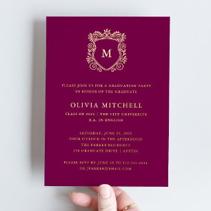 Golden Crest   Elegant Wine Colour Graduation Part