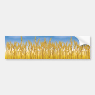 Golden Crop Bumper Sticker