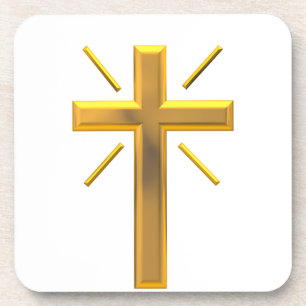 Golden Cross 4 Coaster