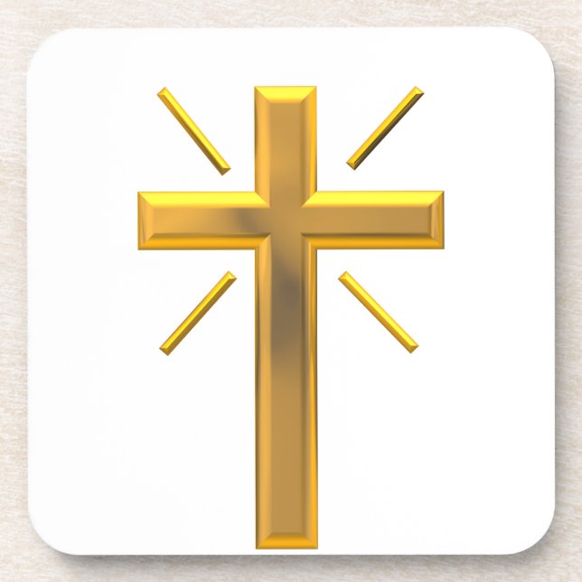 Golden Cross 4 Coaster (Front)