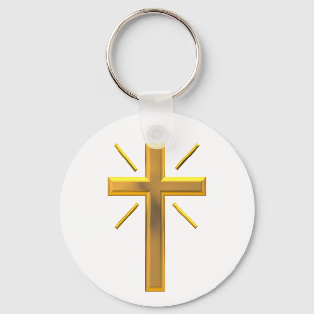 Golden Cross 4 Key Ring (Front)