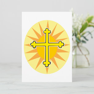 Golden Cross Invitation