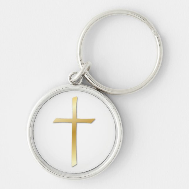 Golden Cross Keychain (Front)
