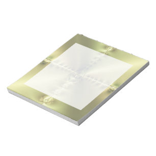 Golden Cross Notepad