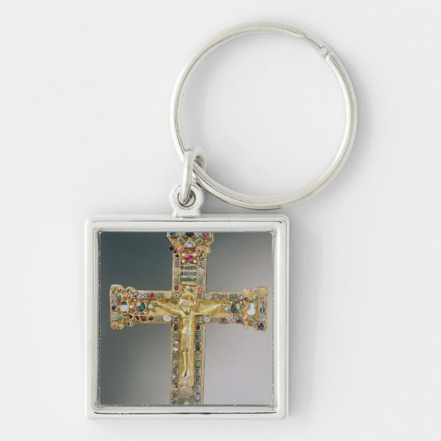 Golden cross of Essen Key Ring (Front)