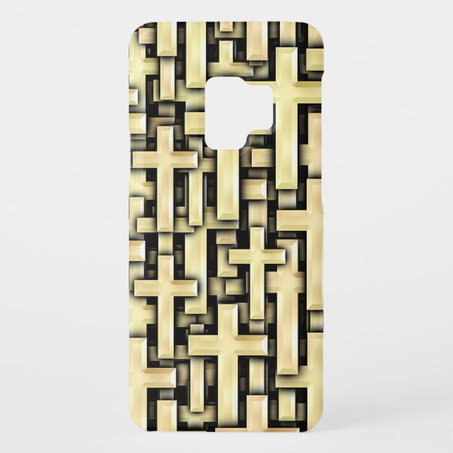 Golden Crosses Case-Mate Samsung Galaxy Case (Back)