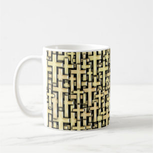 Golden Crosses Coffee Mug