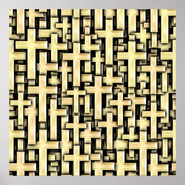 Golden Crosses Poster (Front)