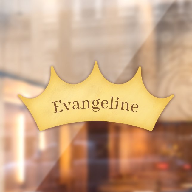 Golden Crown Fairytale Kids & Nursery Personalised (Sheet 2)