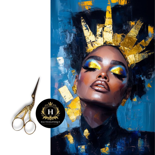 Golden Crown Feminist Decoupage Tissue Paper (Creator Uploaded)