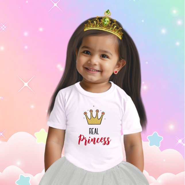 Golden crown for princess baby T-Shirt (Creator Uploaded)