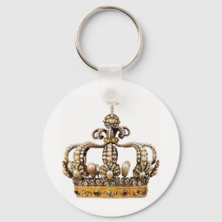 Golden Crown I Key Ring