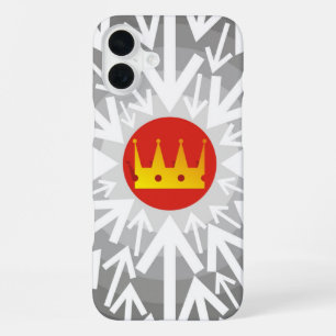 Golden crown iPhone 16 plus case