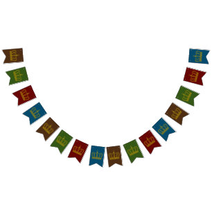 Golden Crown - luxury royal 1 Bunting