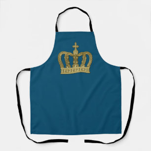 Golden Crown - luxury royal 2 Apron