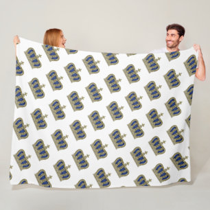 Golden Crown - luxury royal 5 Fleece Blanket