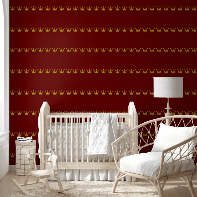 Golden Crown - luxury royal border 1a Wallpaper (Kids)