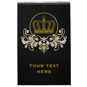 Golden Crown - luxury royal Calendar