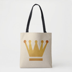 Golden Crown Tote Bag