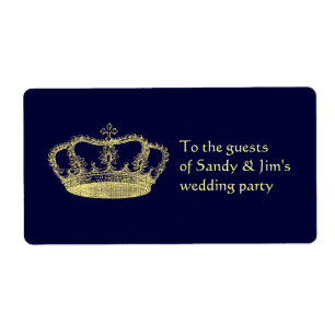 Golden Crown with your text