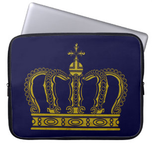 Golden Crown + your ideas Laptop Sleeve
