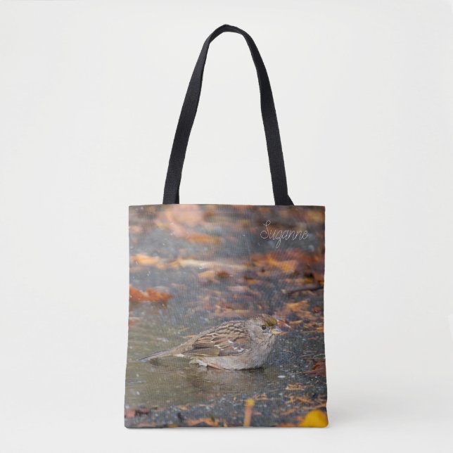 Golden-crowned Sparrow Tote Bag (Front)
