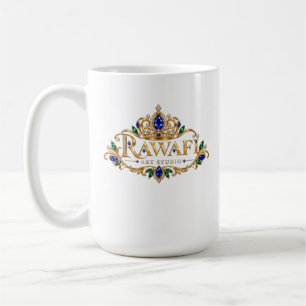 Golden Crystal Luxury Art Coffee Mug