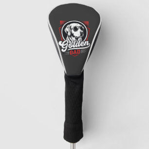 Golden Dad Golden Retriever Sunglasses Design Golf Head Cover