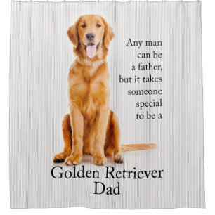 Golden Dad Shower Curtain
