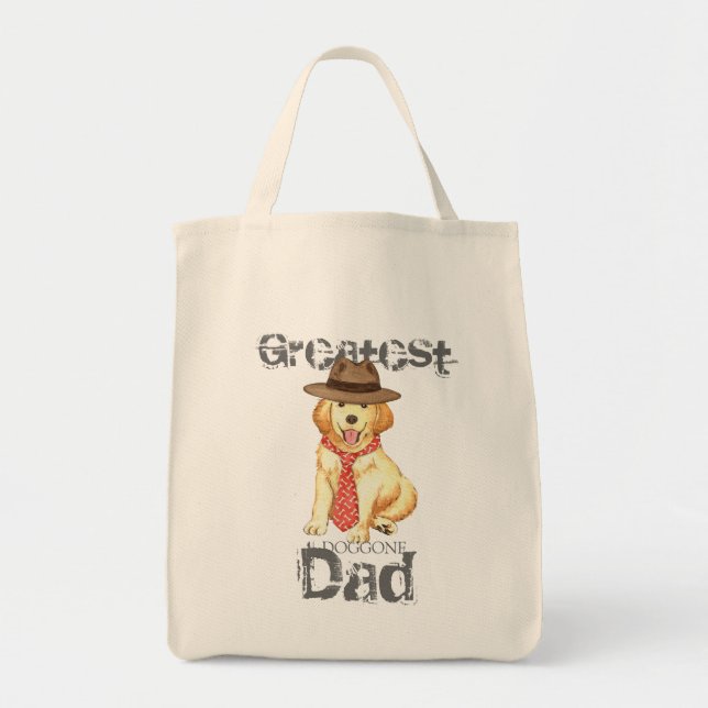 Golden Dad Tote Bag (Front)