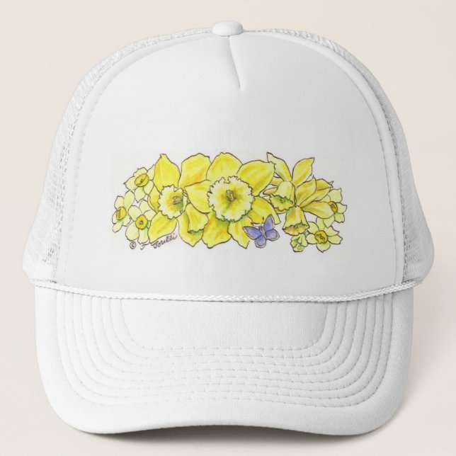 Golden Daffodil Hat (Front)