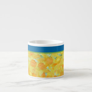 Golden Daffodils Espresso Coffee Mug to Customise