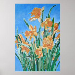 Golden Daffodils Poster