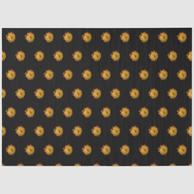 Golden Dahlia Tissue Paper (Front)