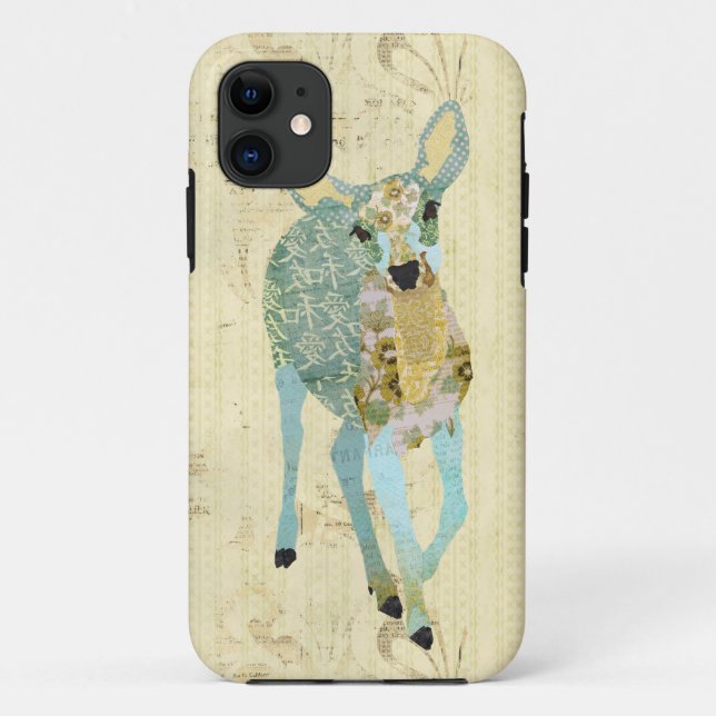 Golden Dearest Deer iPhone Case (Back)