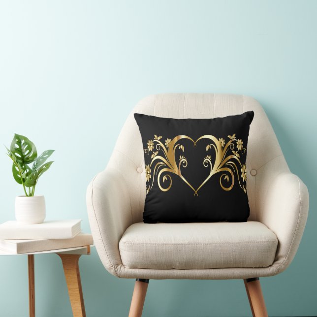 Golden decor cushion (Chair)