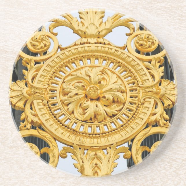 Golden decor in Paris Coaster (Front)