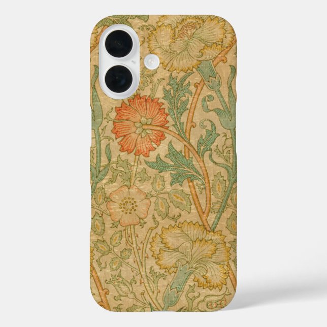Golden Decorative Flowers Case-Mate iPhone Case (Back)