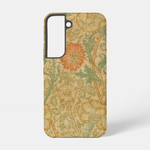 Golden Decorative Flowers Samsung Galaxy Case