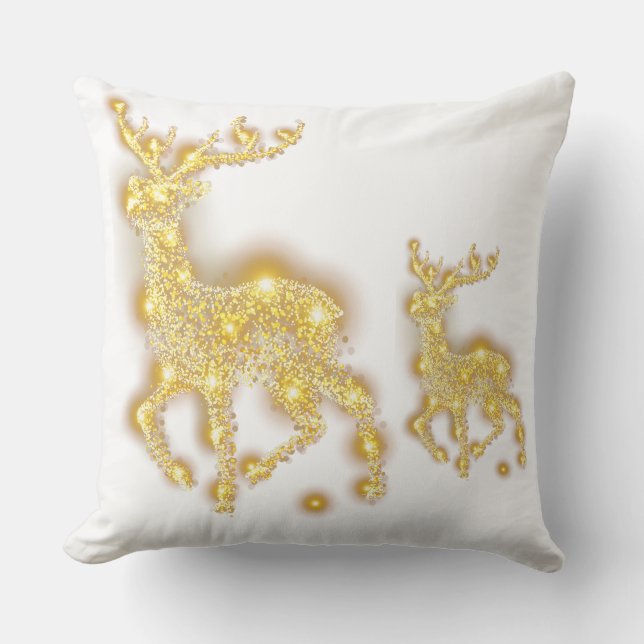 golden deer cushion (Front)