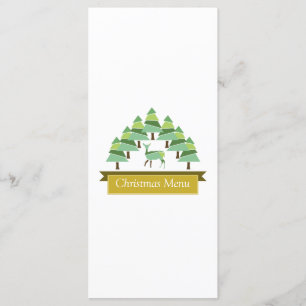 Golden Deer Forest Christmas Menu