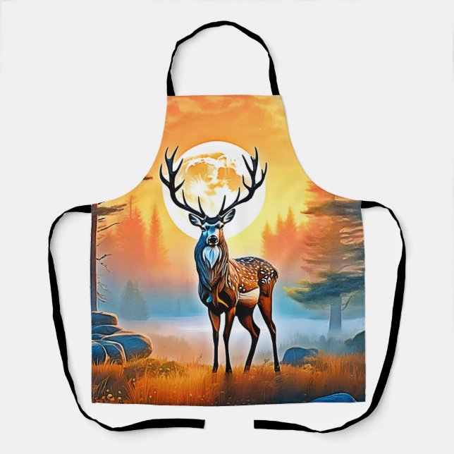Golden Deer Twilight Peak Apron (Front)