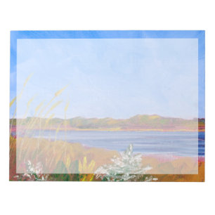 Golden Delaware River Notepad