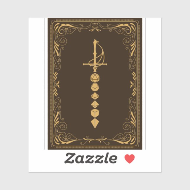 Golden Dice Sword Tabletop RPG (Sheet)