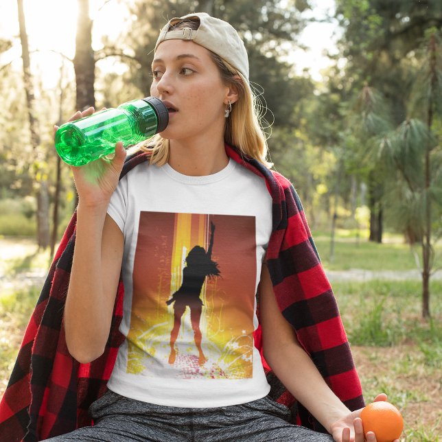 Golden Disco Woman T-Shirt (Creator Uploaded)