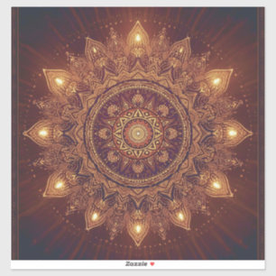 Golden Diwali Mandala – Light Within and Around