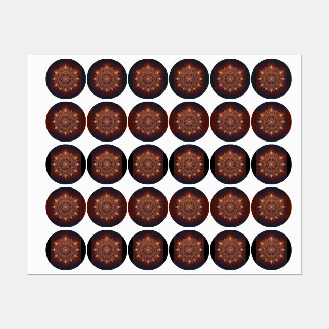 Golden Diwali Mandala – Light Within and Around (Sheet)