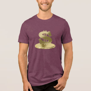 Golden dollar Tri-Blend shirt