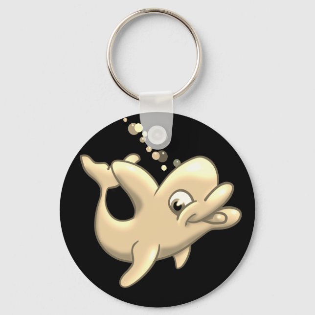 Golden Dolphin Key Ring (Front)