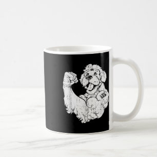 Golden Doodle Biceps Tattoo Dog Breed - Pet I Love Coffee Mug